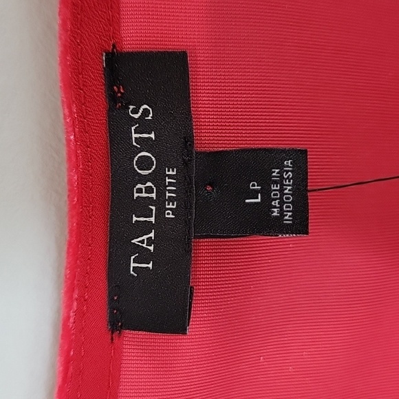 Talbots red velvet tank top - Picture 4 of 6